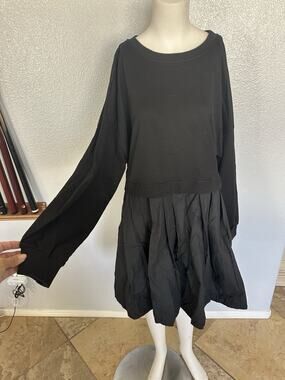 prettygarden black bubble dress